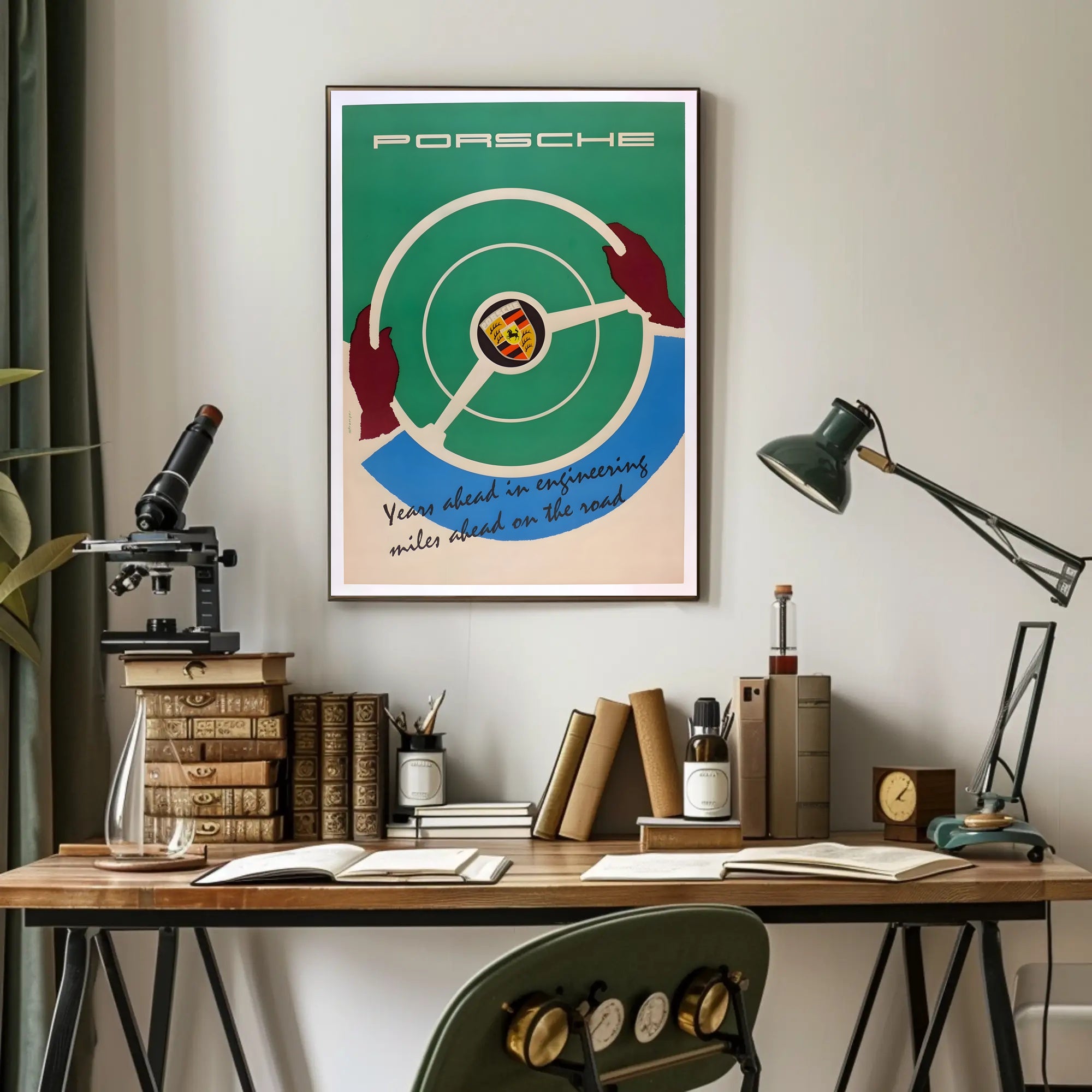 Porsche Engineering Excellence Poster