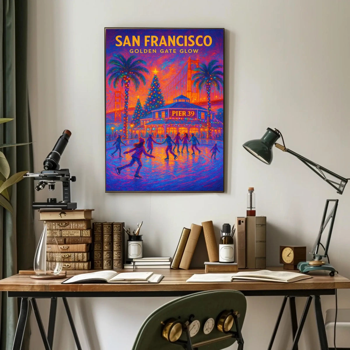 San Francisco Golden Gate Glow Poster