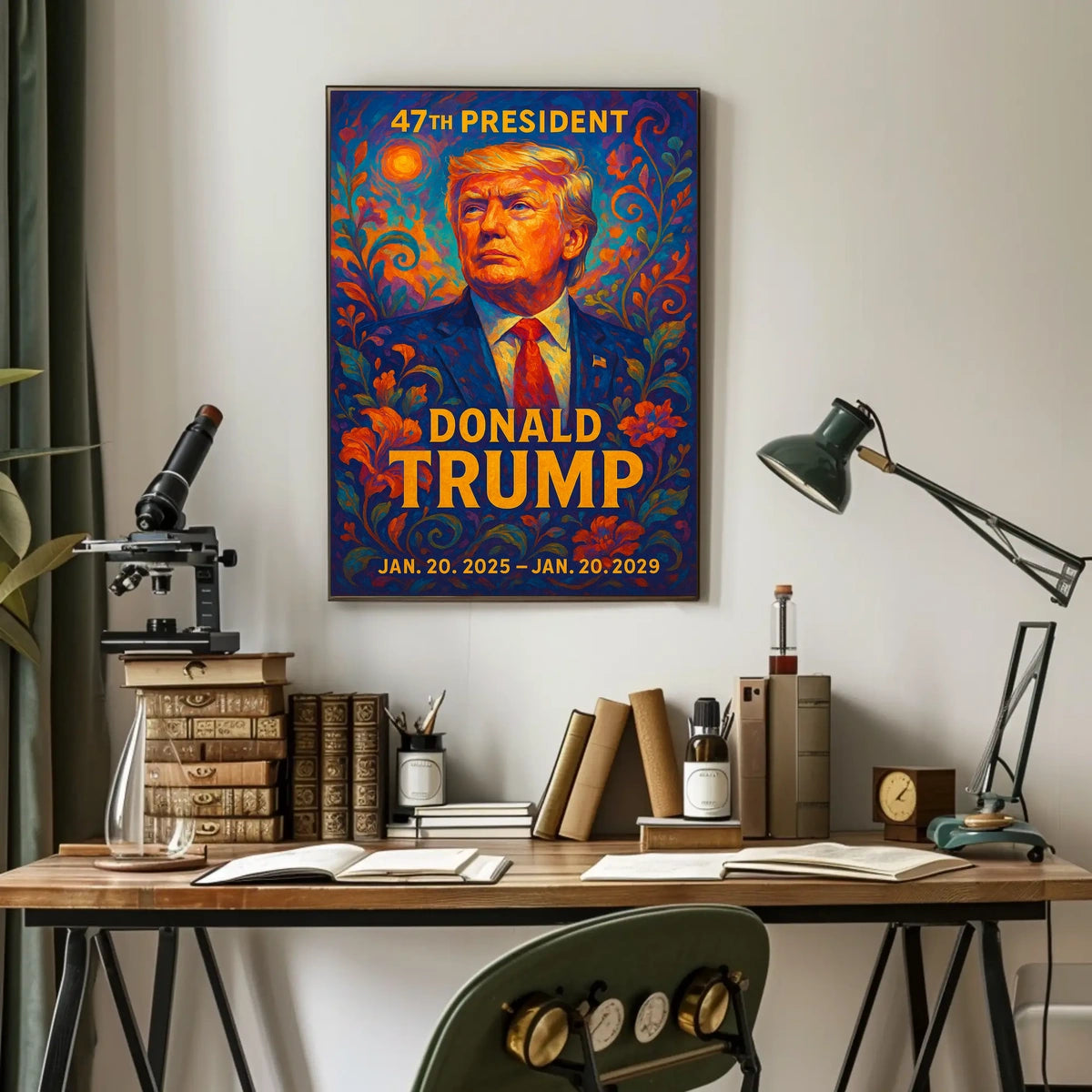 Donald Trump 47th President Patriotic Realism Poster