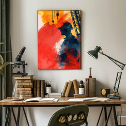 Vintage Parisian Landmark Art Poster
