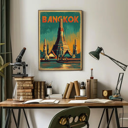 Bangkok Skyline Poster