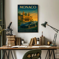 Monaco A Jewel of the Riviera Poster