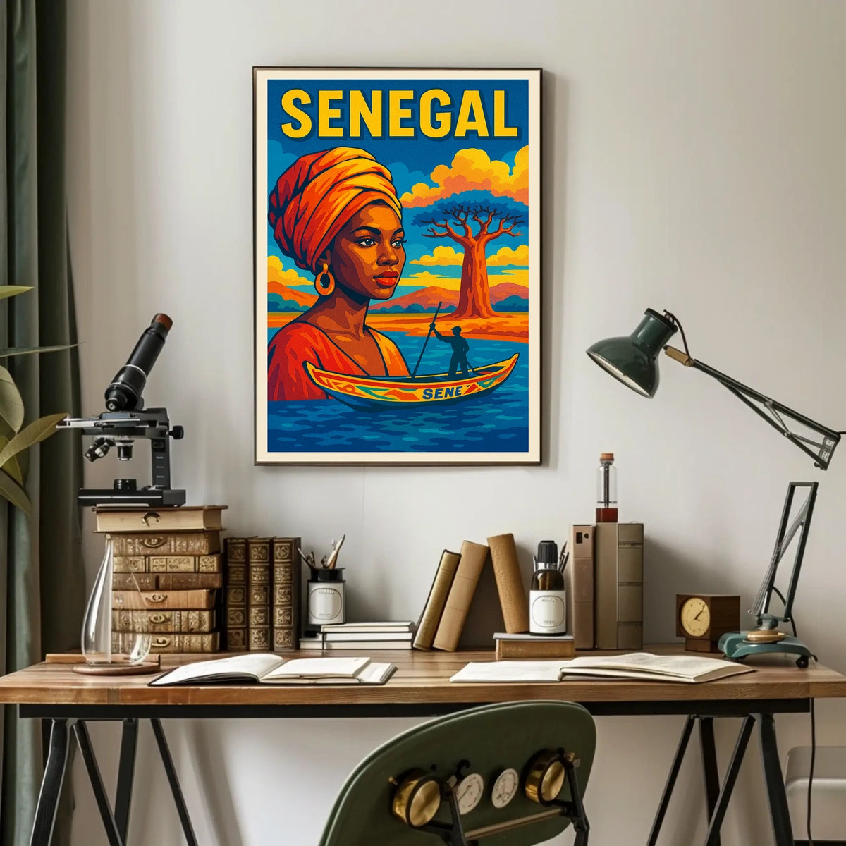 Senegal A Vibrant Tribute Poster