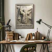 Let My People Go A Monument to Divine Intervention Poster PosterGoat