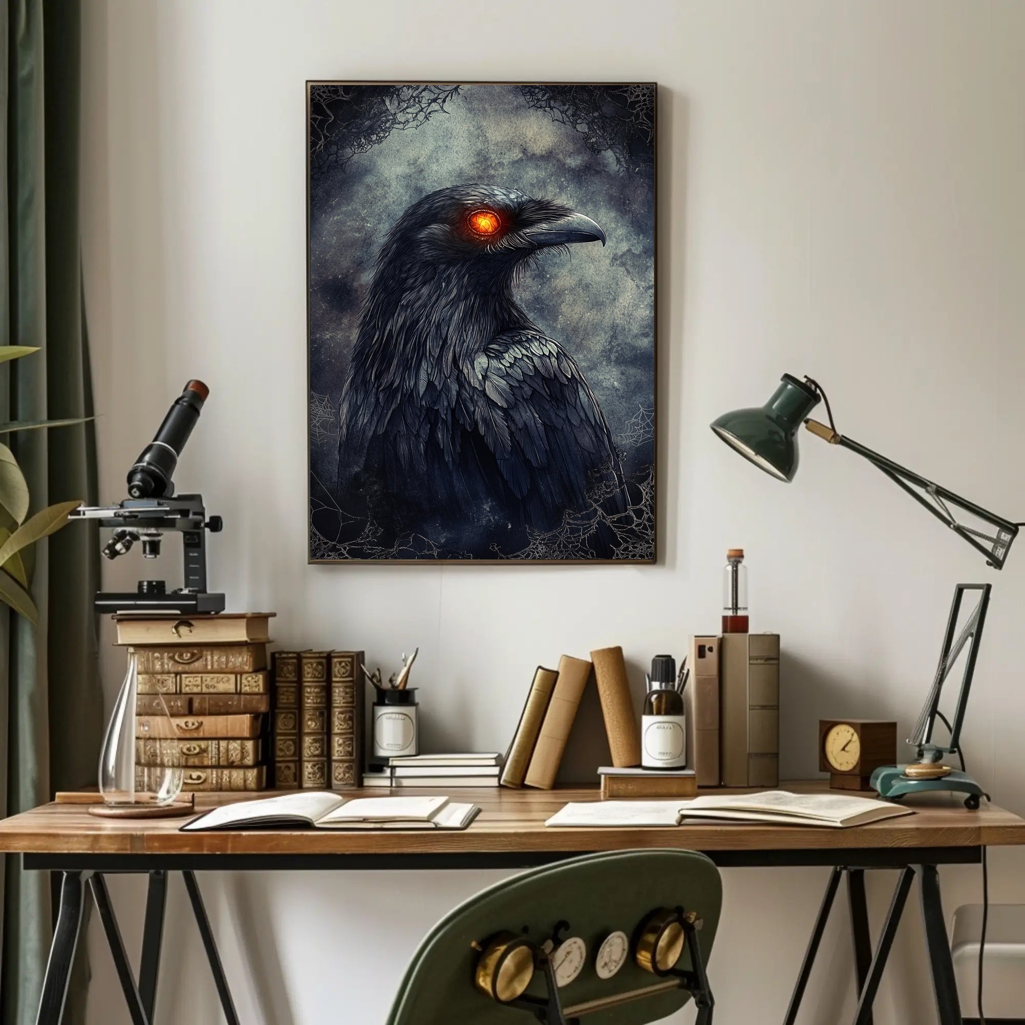The Enigmatic Raven Poster