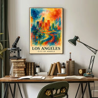 Los Angeles City Of Angels Poster