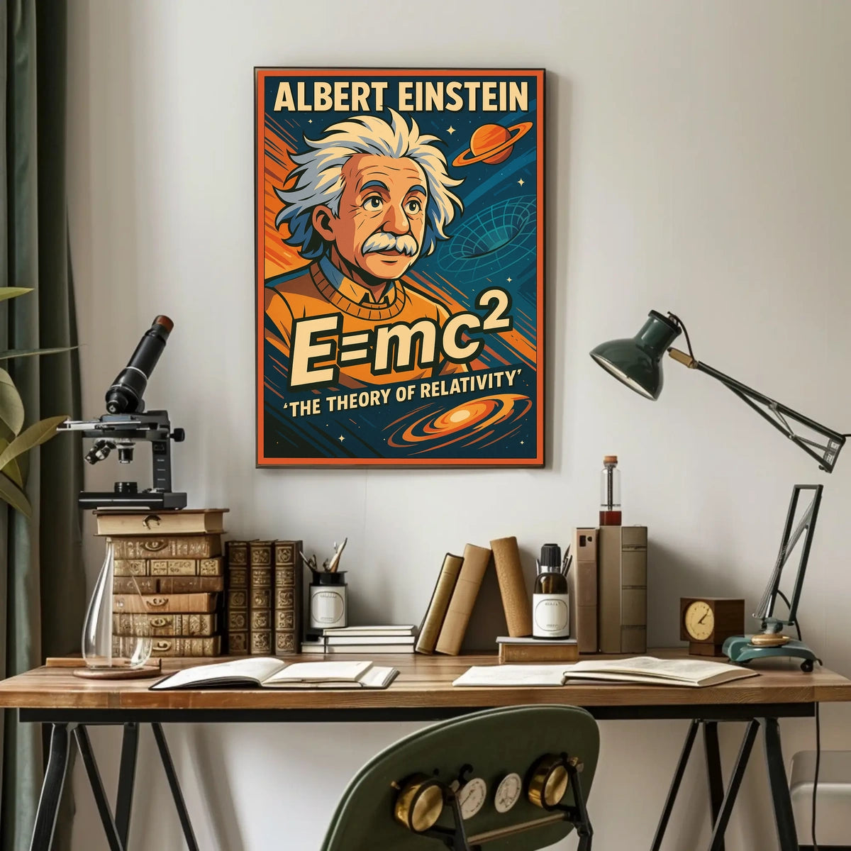 Albert Einstein The Theory Of Poster