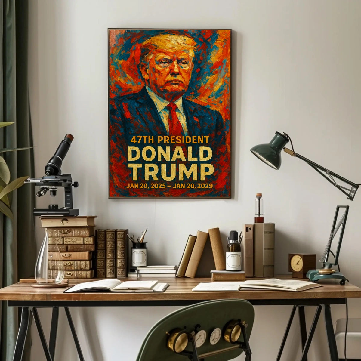 Donald Trump Vanguard of Leadership Poster