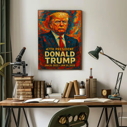 Donald Trump Vanguard of Leadership Poster