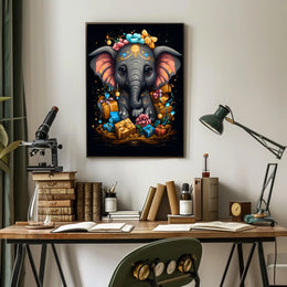Enchanted Elephant Celebration Poster