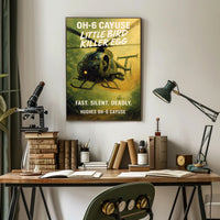 Hughes OH-6 Cayuse Little Bird Killer Egg Poster PosterGoat
