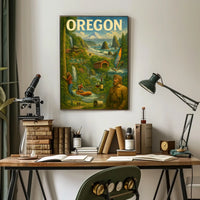 Discover Oregon Poster