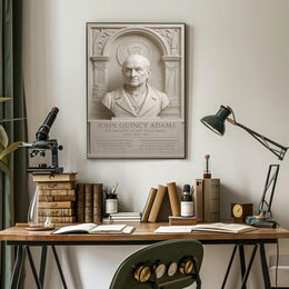 John Quincy Adams Presidential Historical Poster