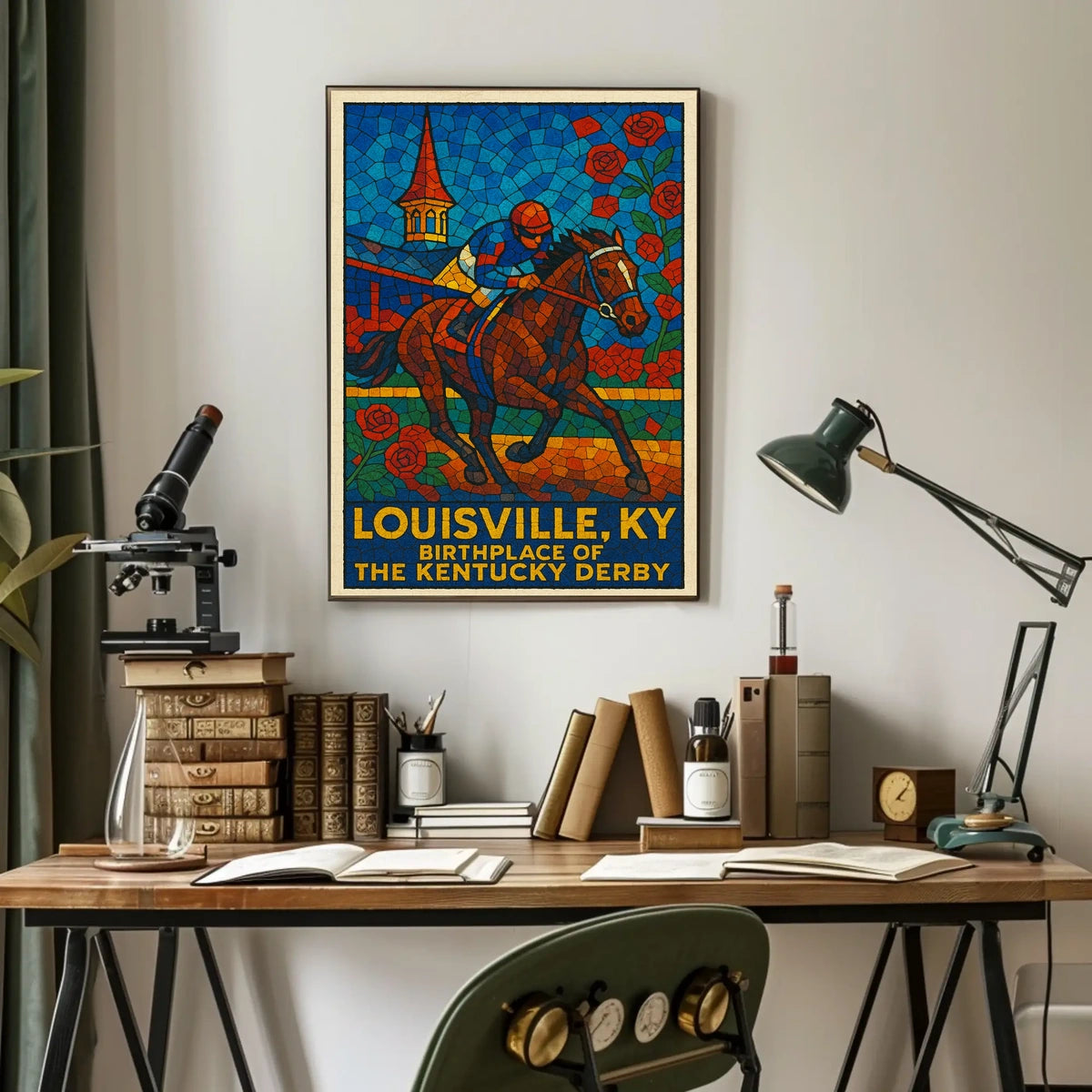 Louisville, KY Birthplace of the Kentucky Derby Poster