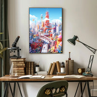Futuristic Cityscape Poster