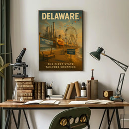 Delaware The First State Poster