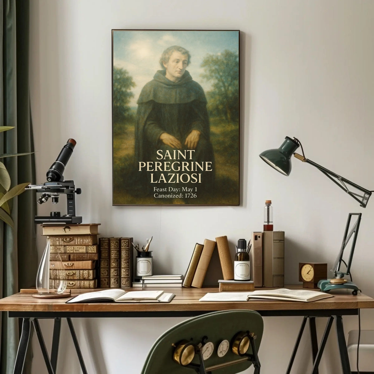 Saint Peregrine Laziosi Poster