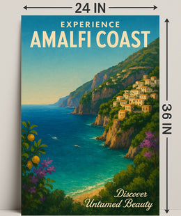 Experience the Amalfi Coast Poster PosterGoat