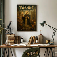 St. Vincent Ferrer in Medieval Town Cultural or Heritage Poster PosterGoat