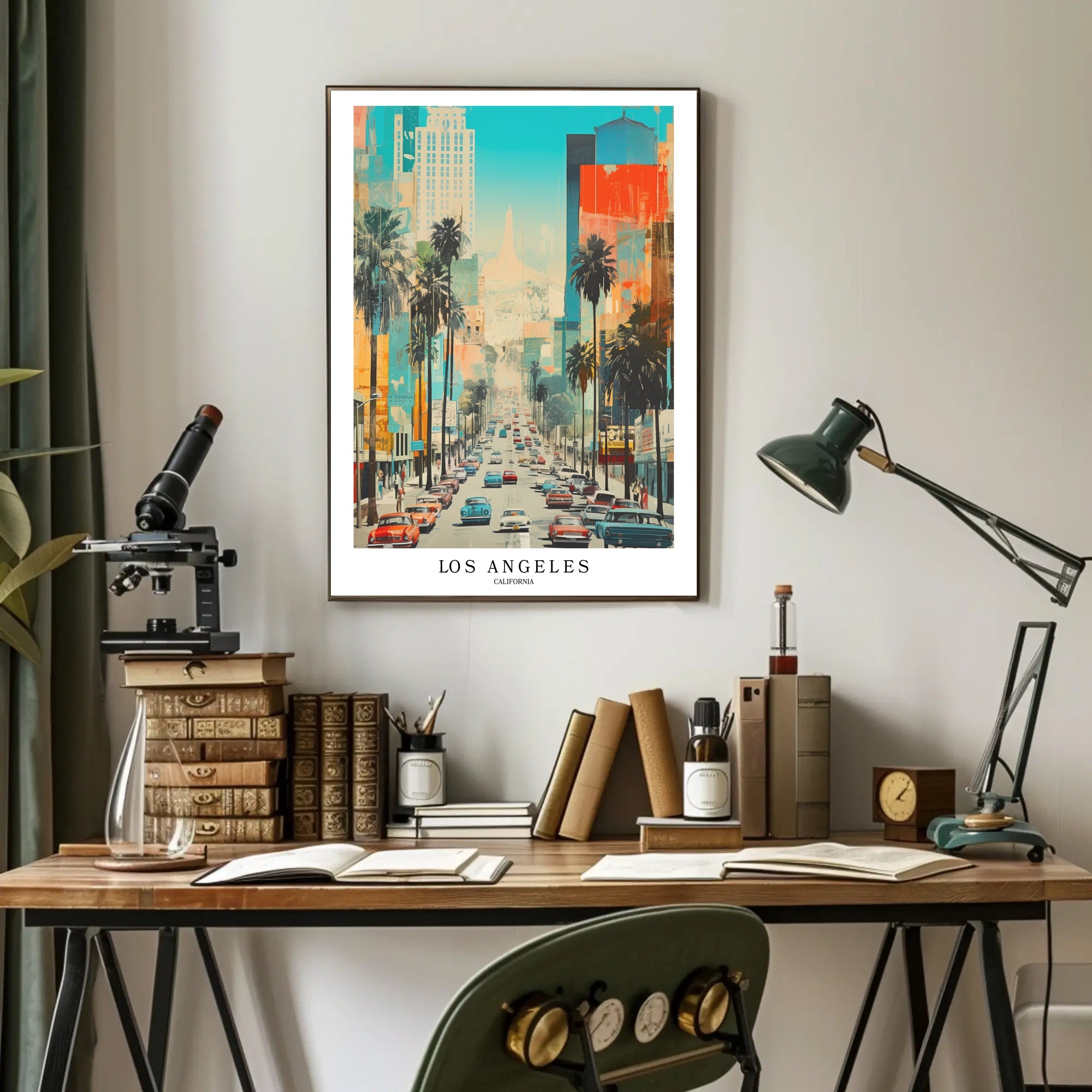 Los Angeles Vibes Poster PosterGoat