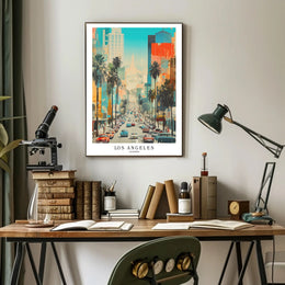 Los Angeles Vibes Poster PosterGoat