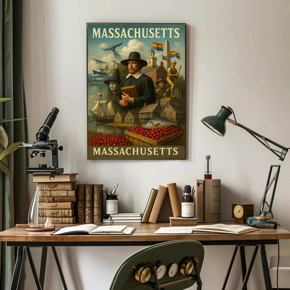 Massachusetts Heritage Poster
