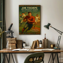 Jim Thorpe The Versatile Legend Poster