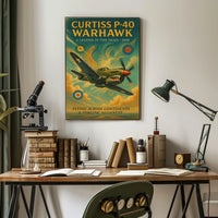 Curtiss P-40 Warhawk A Legend in the Skies Poster