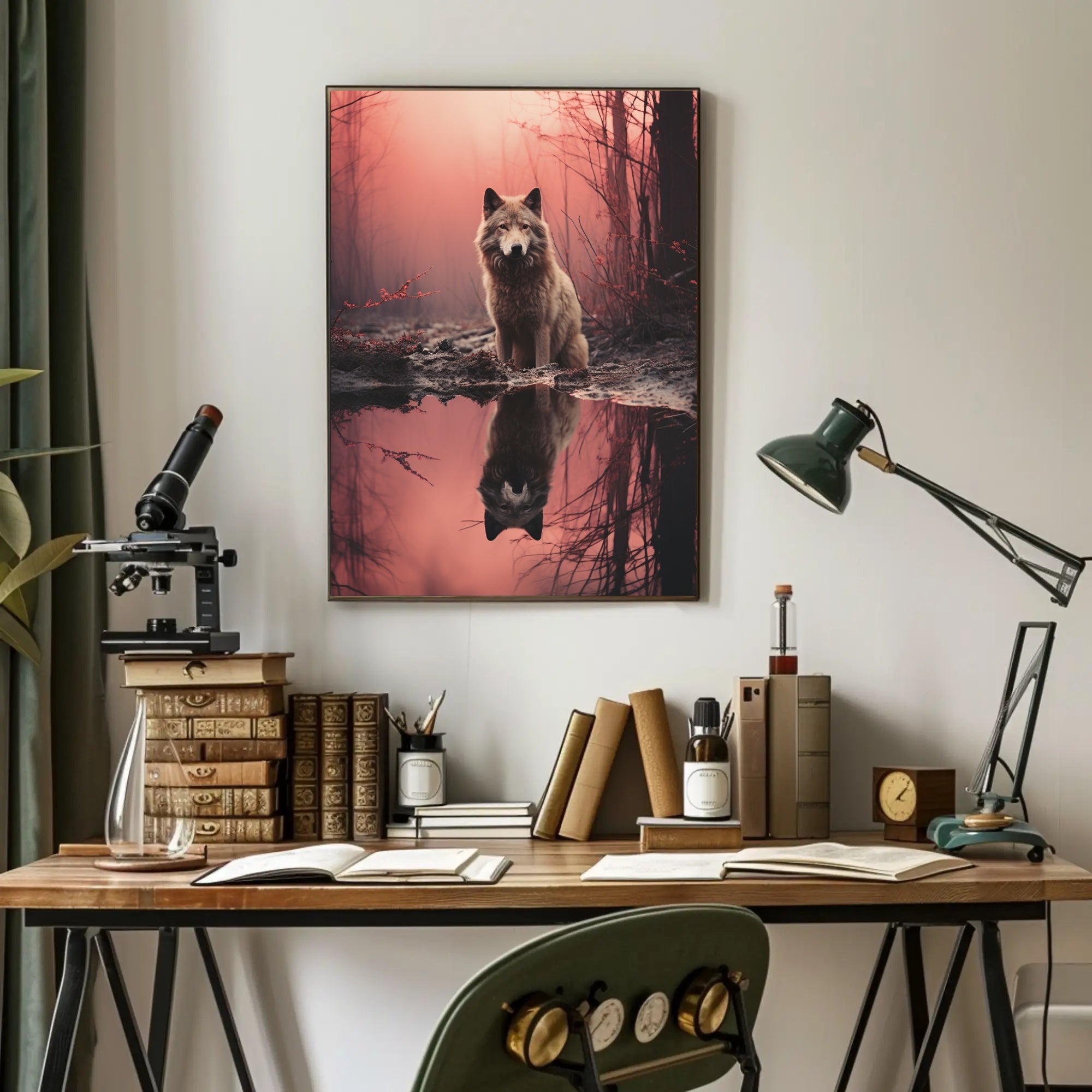 Reflections Of The Wild Poster PosterGoat