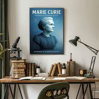Marie Curie Pioneer of Radioactivity Poster PosterGoat