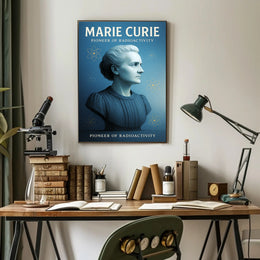 Marie Curie Pioneer of Radioactivity Poster PosterGoat