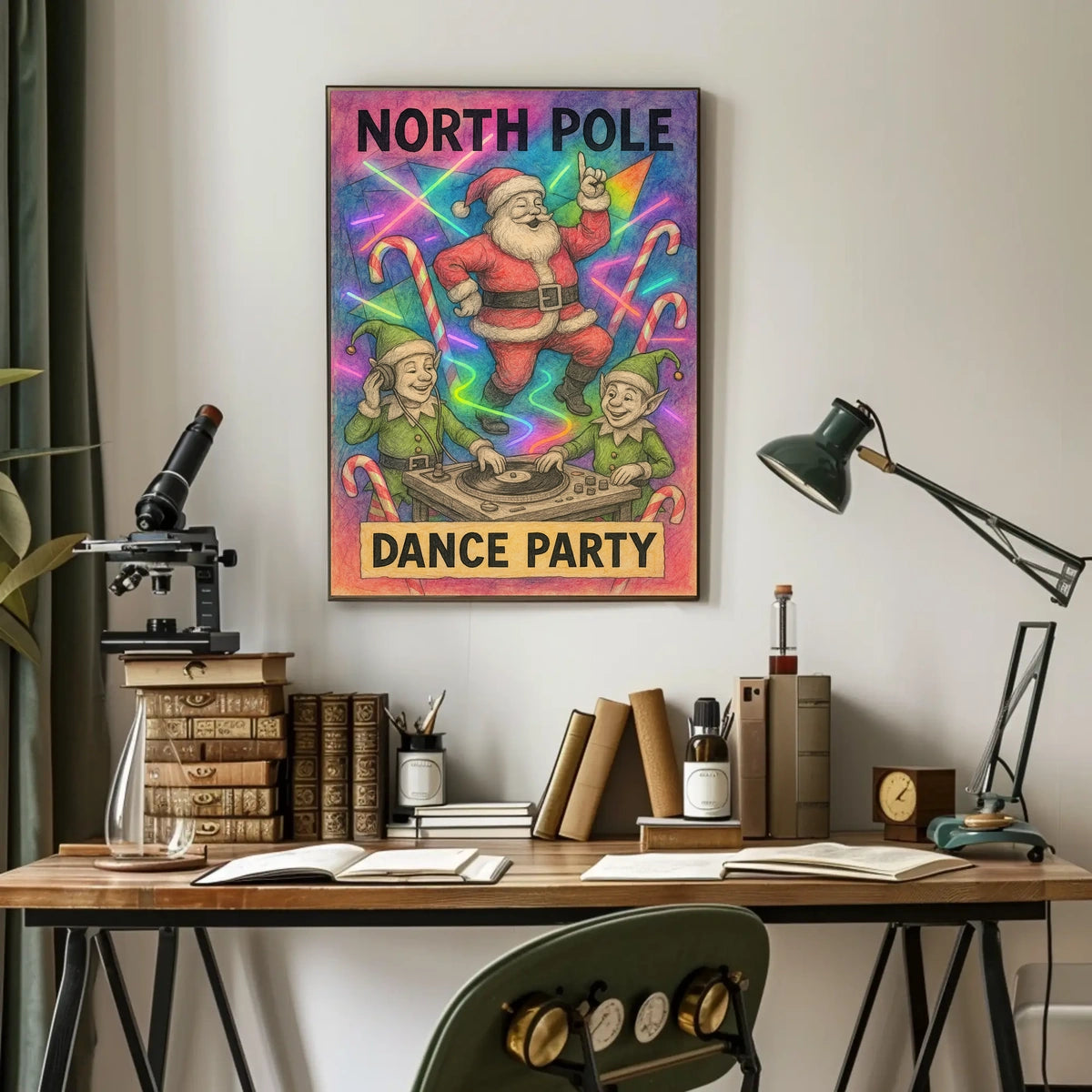 North Pole Dance Party Poster