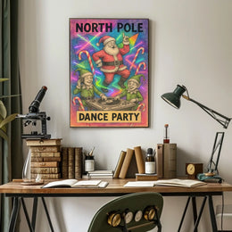 North Pole Dance Party Poster