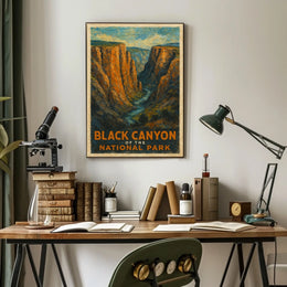 Black Canyon Of The National Park Poster