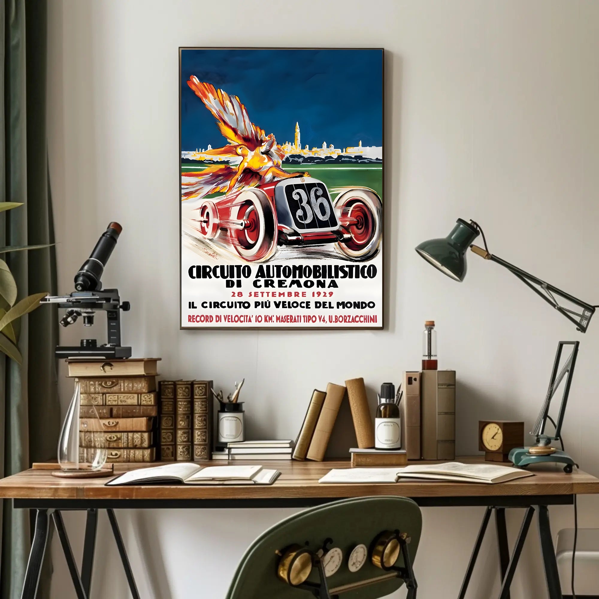 Circuito Automobilistico di Cremona 1929 Poster