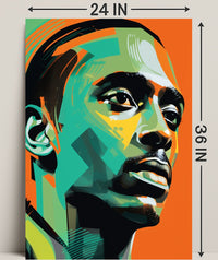Vibrant Portrait Poster PosterGoat