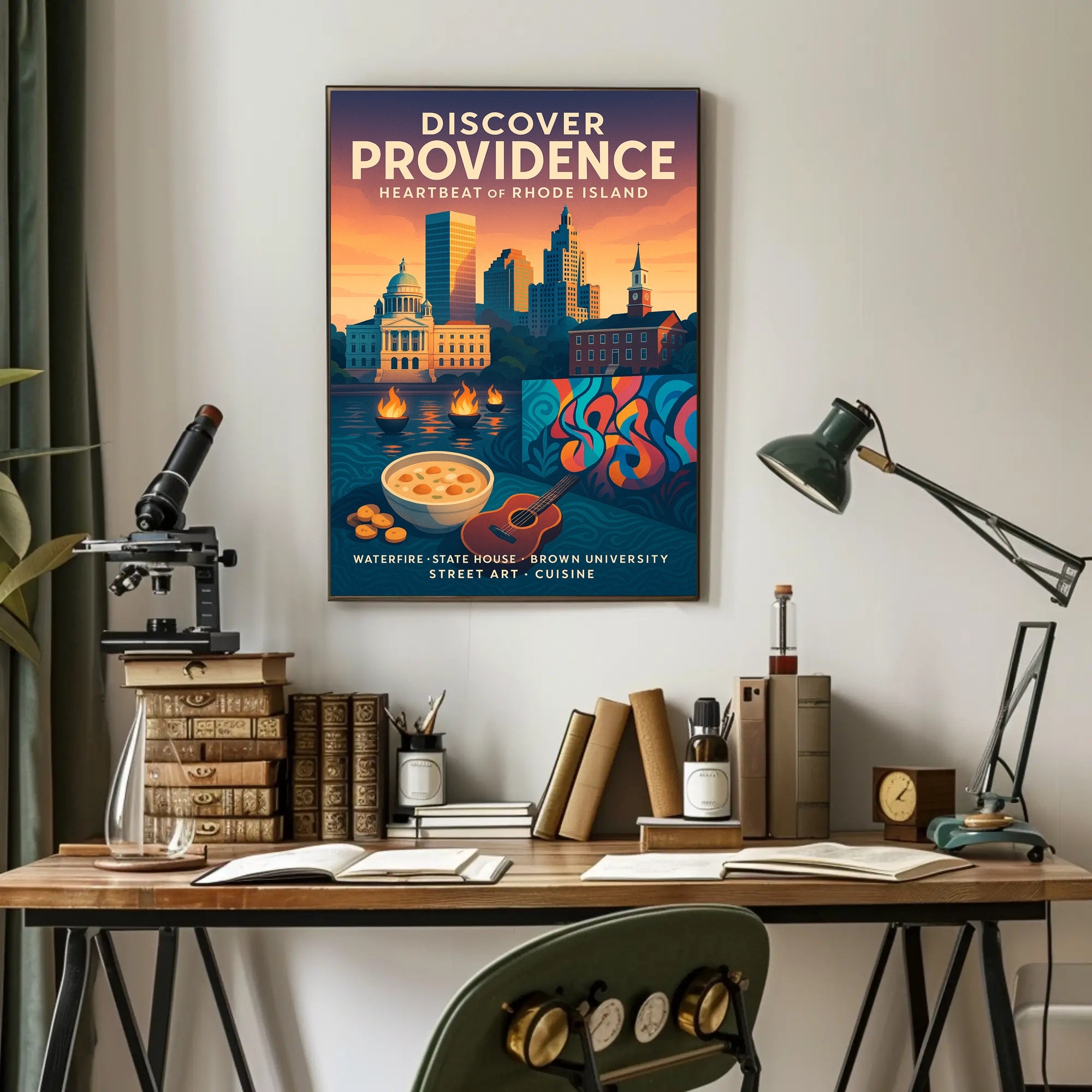 Discover Providence Poster PosterGoat