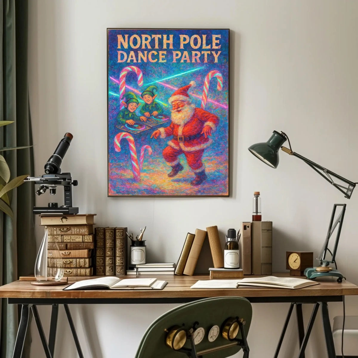 North Pole Dance Party Poster