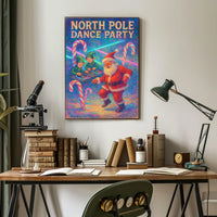 North Pole Dance Party Poster