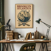 Brooklyn Atlantics Baseball Team Poster