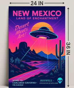 New Mexico Land of Enchantment Poster PosterGoat