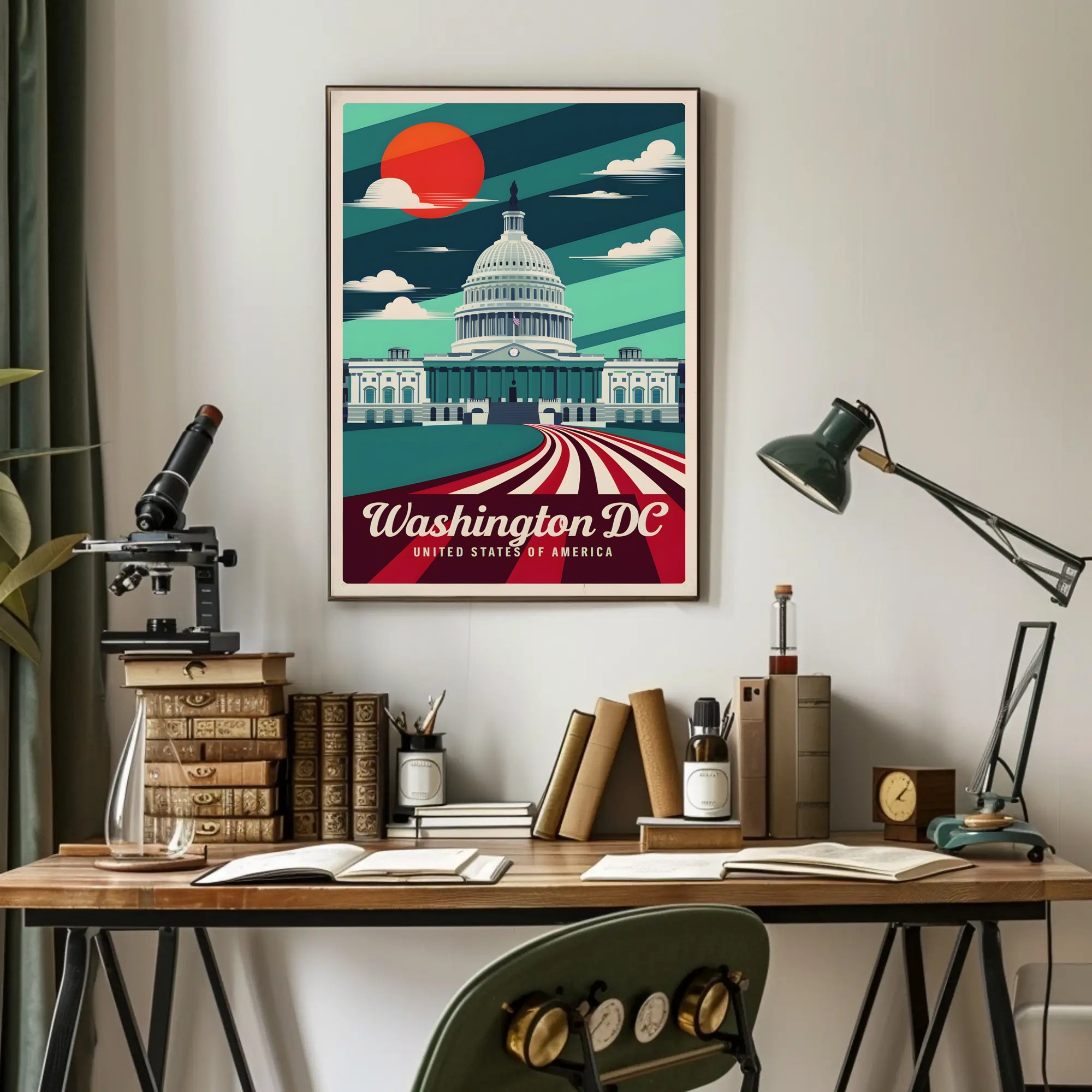 Washington DC Travel Poster