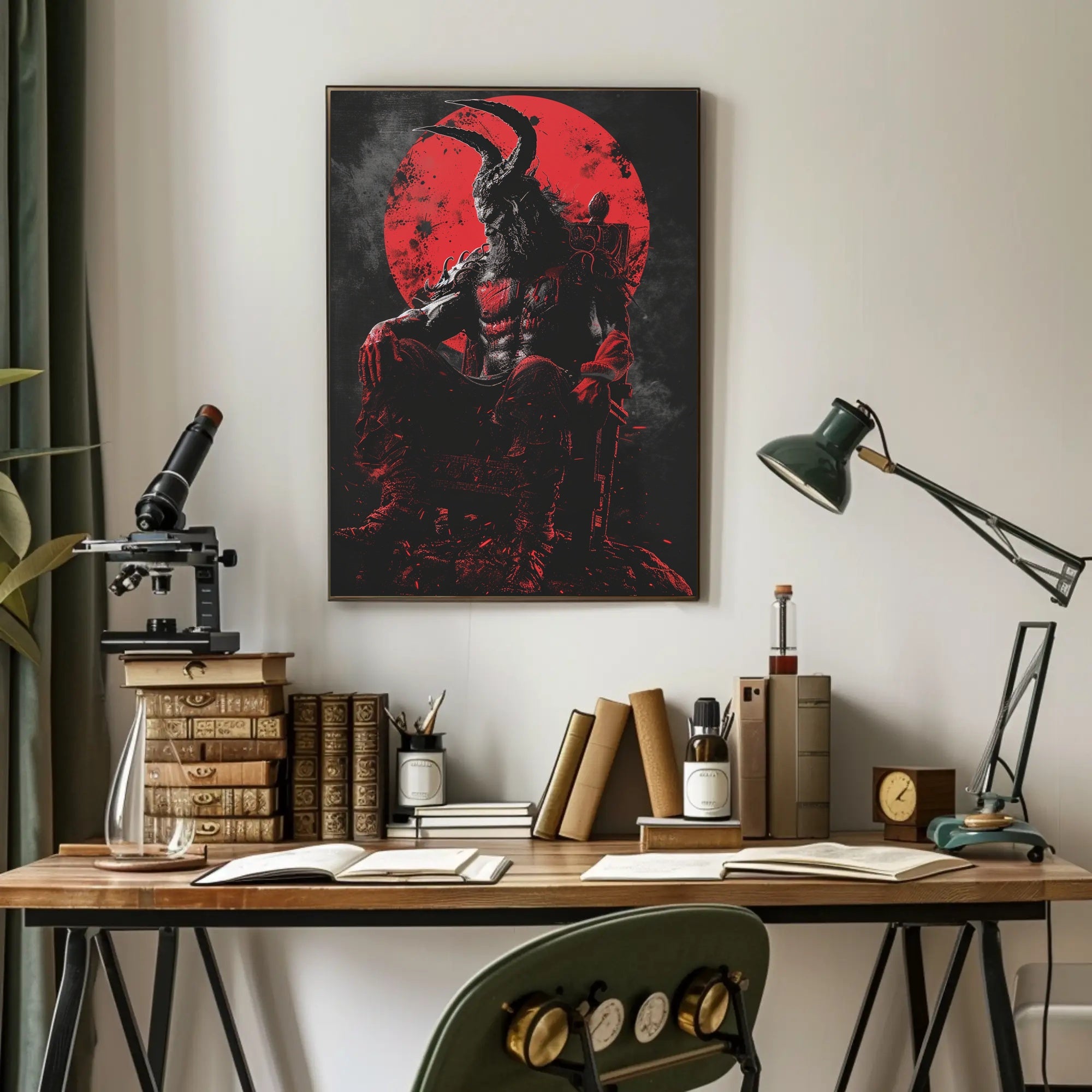The Dark Monarch Art Print Poster for Home Decor and Wall Art PosterGoat