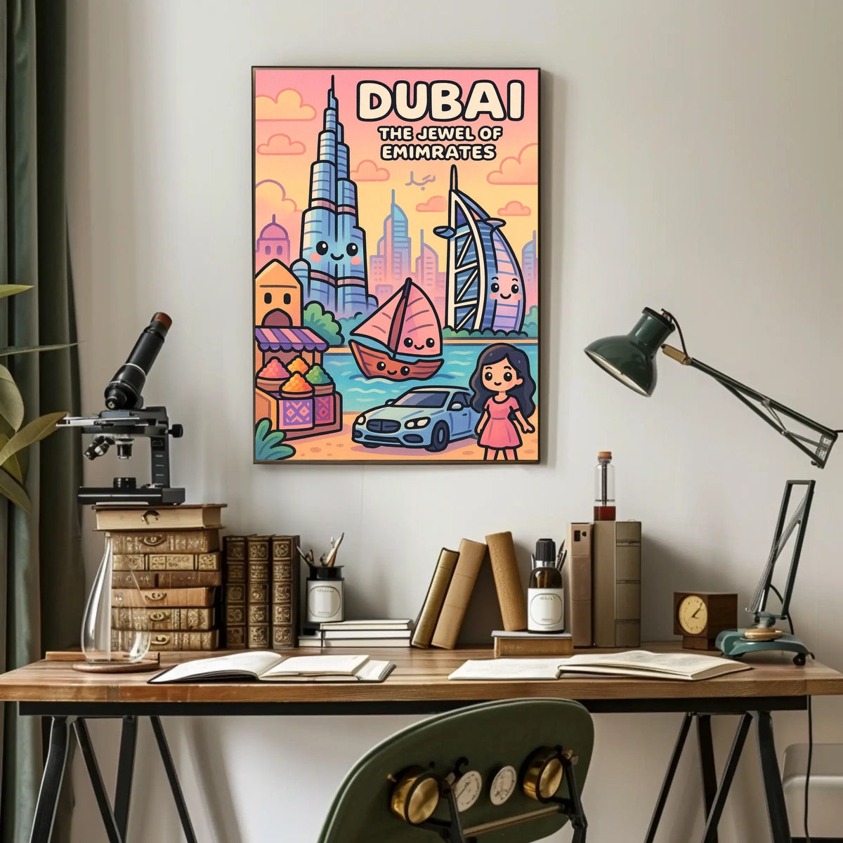 Dubai The Jewel of Emirates Poster