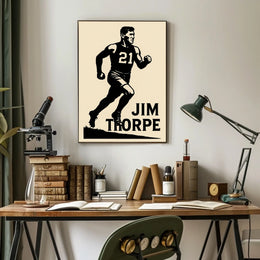 Jim Thorpe Legendary Athlete Poster
