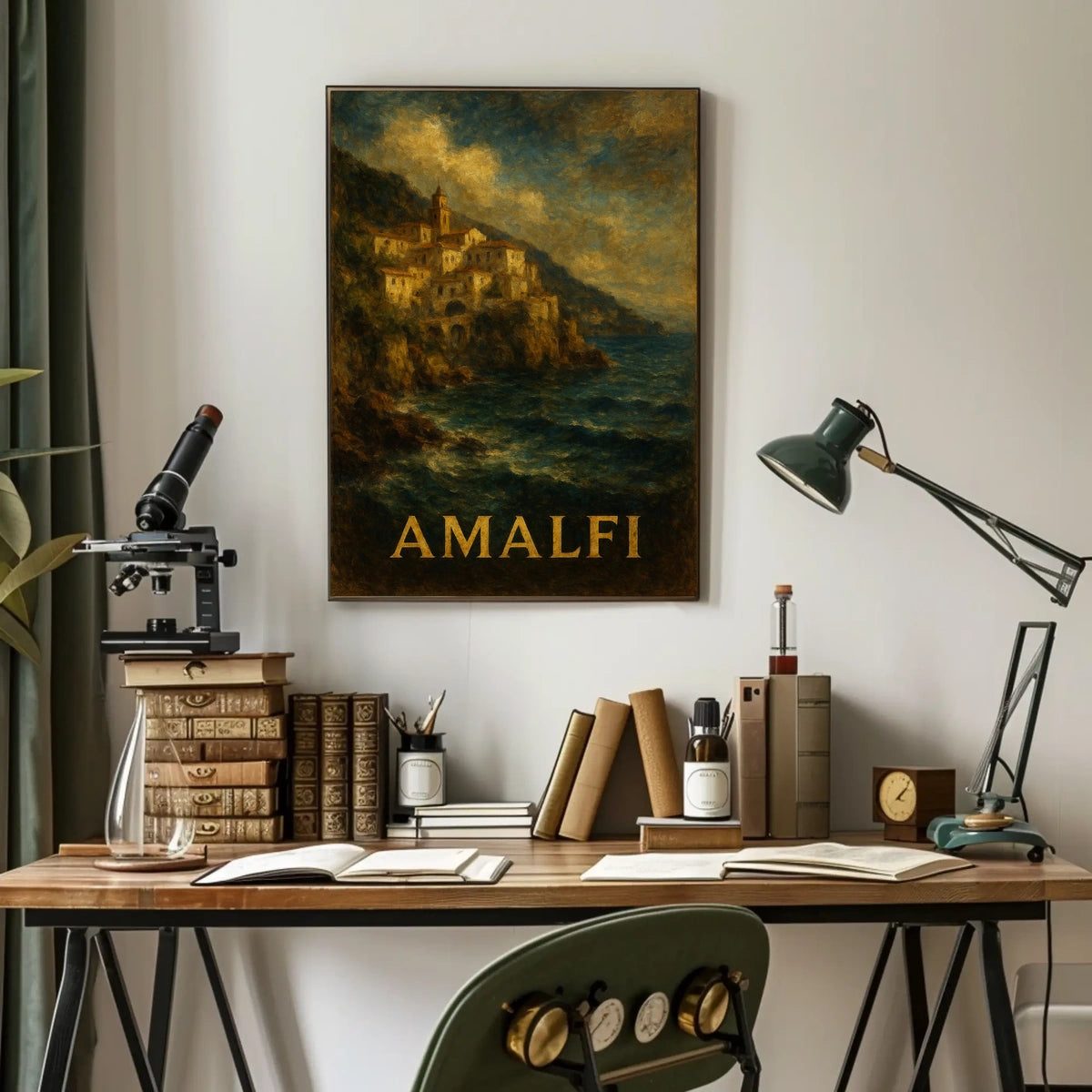 Amalfi Coastline Poster