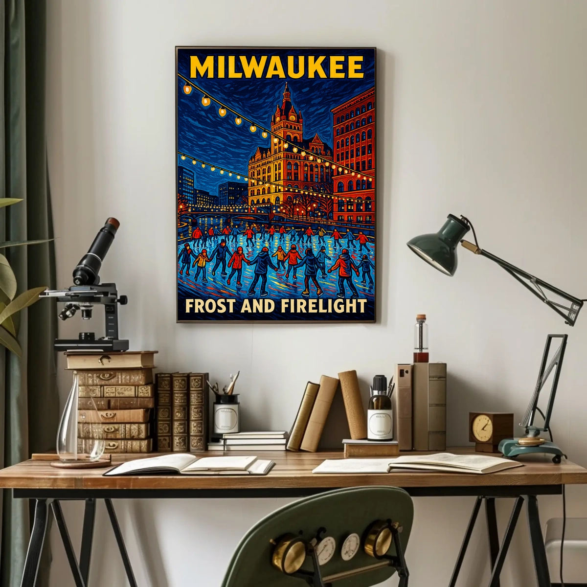 Milwaukee Frost And Firelight Poster