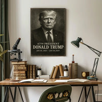 Donald Trump 47th President Poster