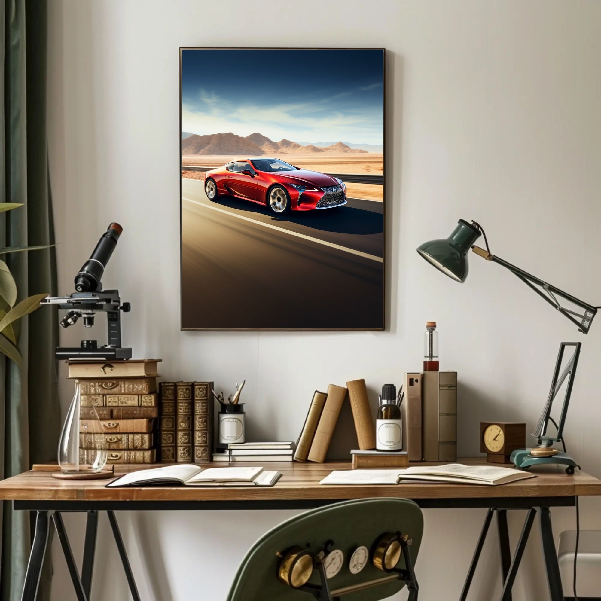 Sleek Elegance in Motion Poster PosterGoat
