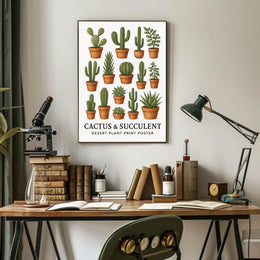 Cactus & Succulent Collection Poster